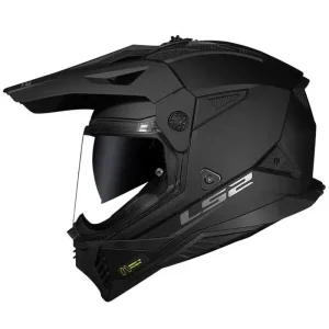 Capacete LS2 MX436 Pioneer Fearless Preto Fosco/Cinza (Bicomposto